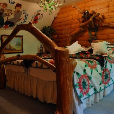 Pet Friendly Log Country inn in Ithac, New York