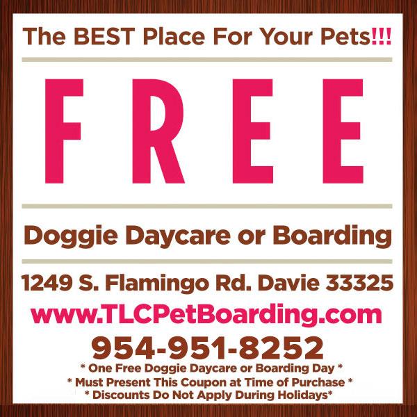 Pet Friendly TLC Pet Boarding in Davie, FL