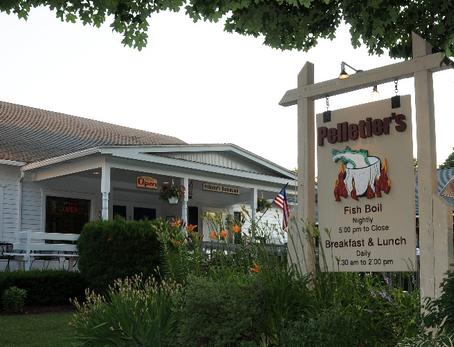 Pet Friendly Pelletier's Restaurant & Fish Boil in Fish Creek, WI