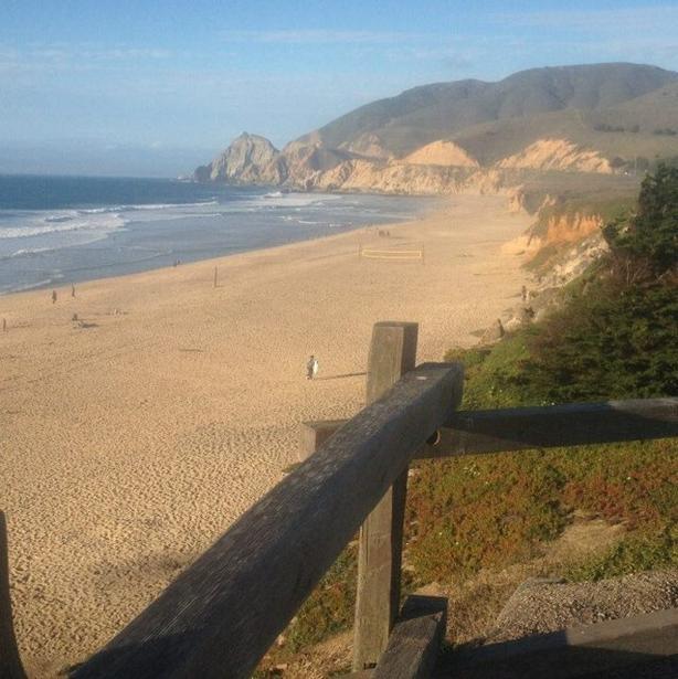 Pet Friendly Montara State Beach in Half Moon Bay, CA