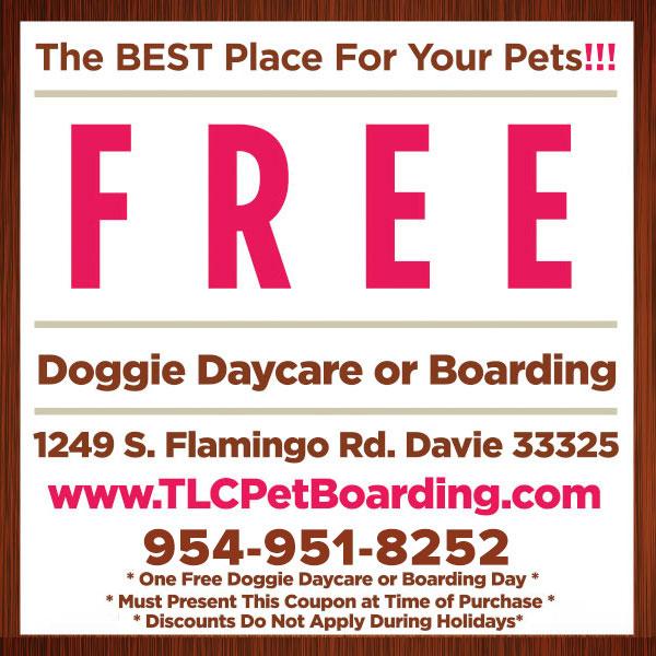 Pet Friendly TLC Pet Boarding in Davie, FL